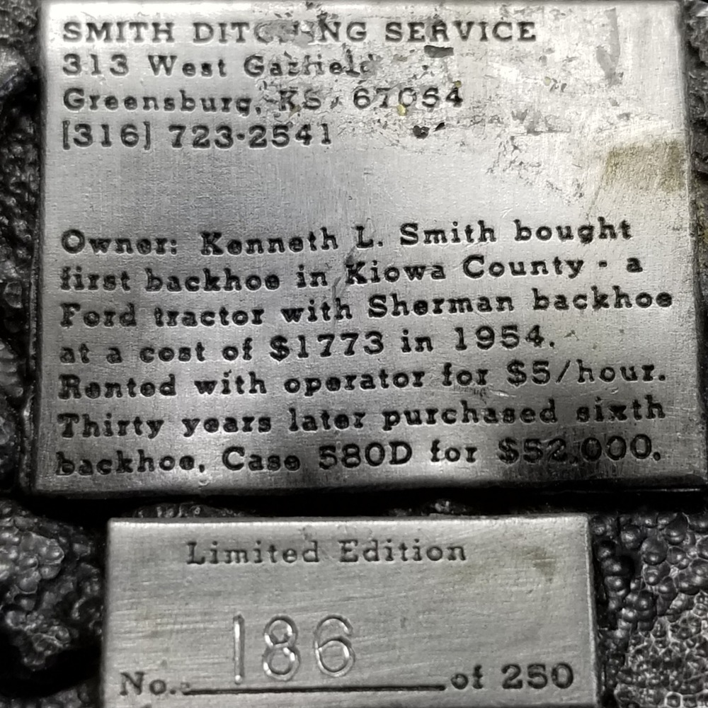 Smith Ditching Service Belt Buckle 1984 Siskiyou Greensburg Kansas - Picture 7 of 9